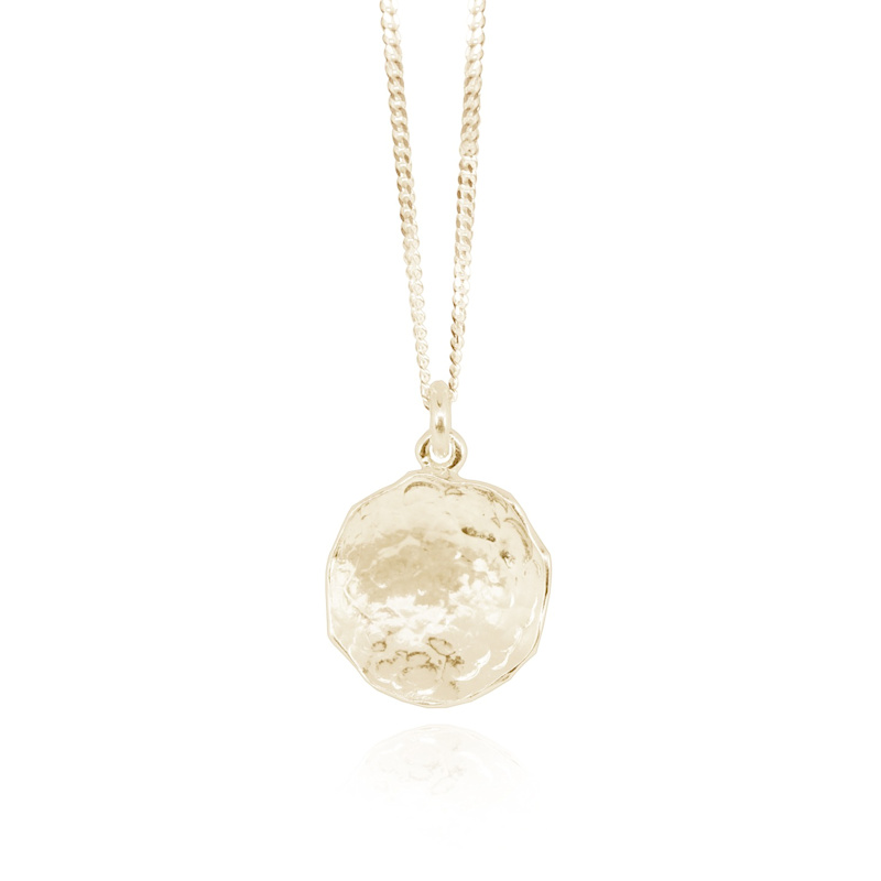 Thumbnail of 18Ct Gold Hammered Pendant image