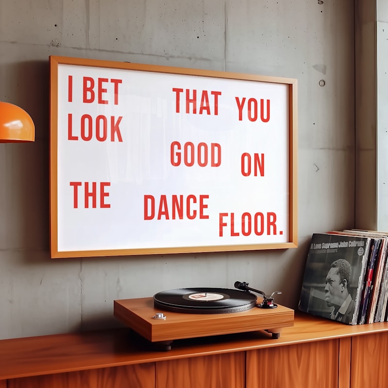 Thumbnail of I Bet That You Look Good On The Dance Floor GicléE Retro Art Print image