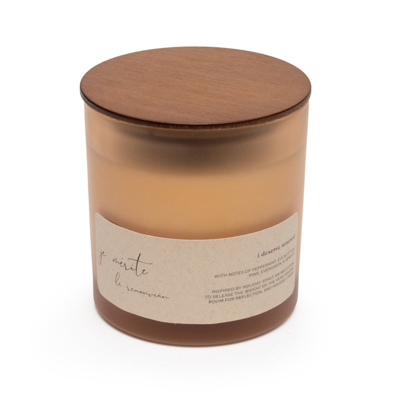 Thumbnail of I Deserve Renewal - Peppermint & Pine 8 Oz Candle image