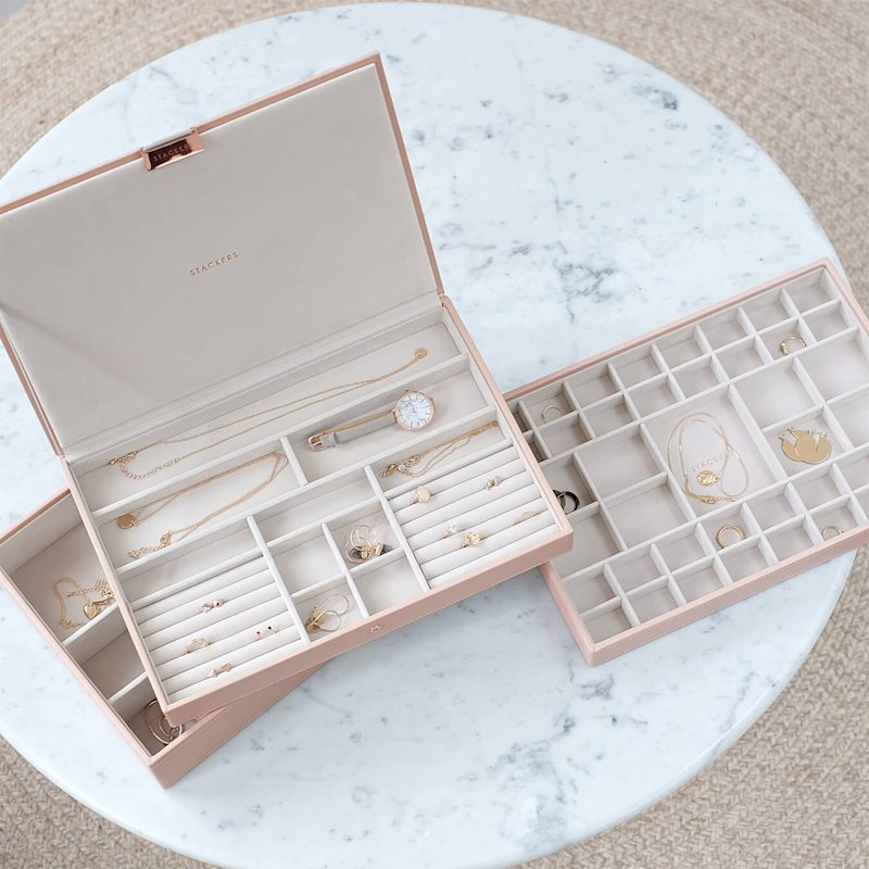 Thumbnail of Stackers Blush Pink Supersize Jewelry Box image