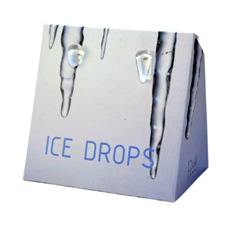 Thumbnail of Ice Drops - Tiny Clear Glass Earrings image