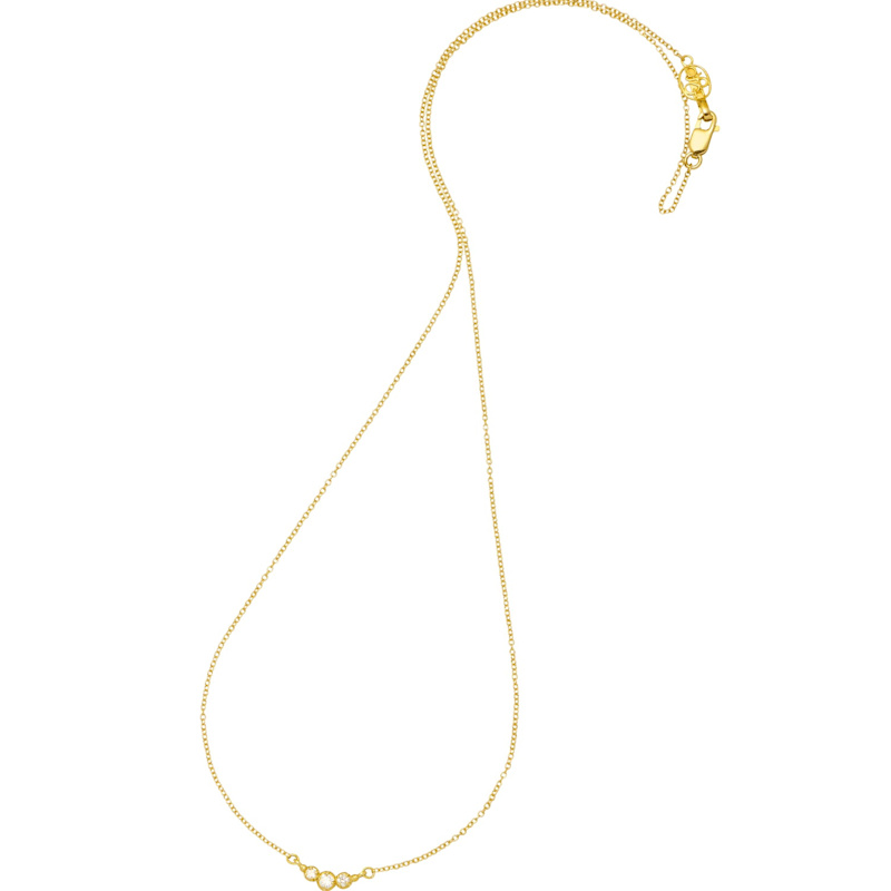 Thumbnail of Solid Gold Stargazer Trio Diamond Pendant image