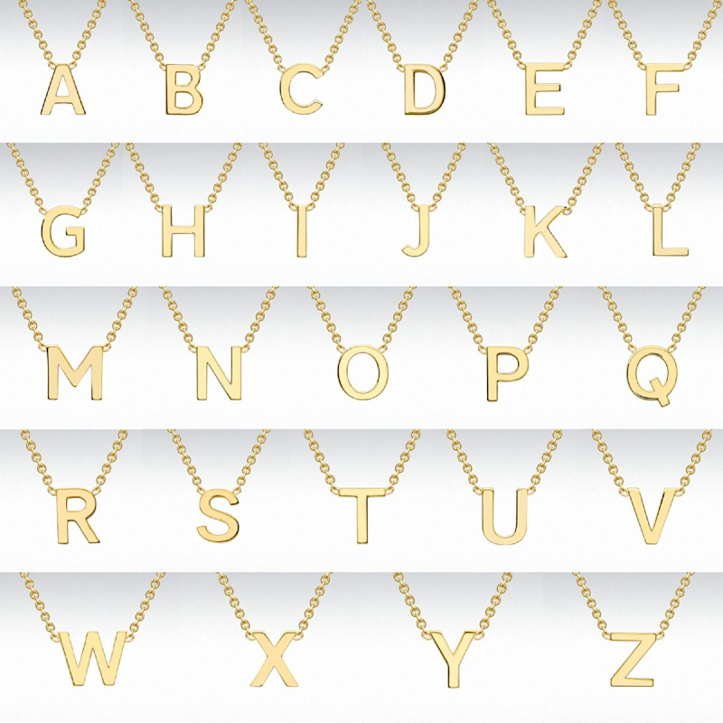 Thumbnail of 9Ct Solid Gold Petite Initial Necklace image