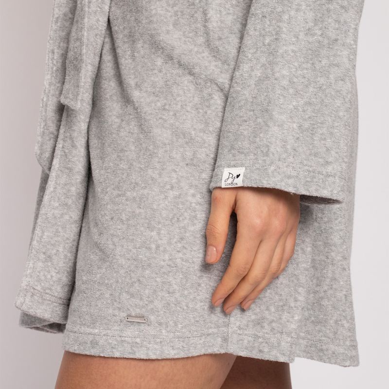 Thumbnail of Organic Cotton Robe In Grey image