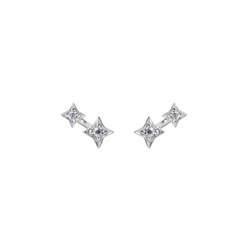 Thumbnail of Illuminess™ Mini Sterling Silver Shooting Star Studs image