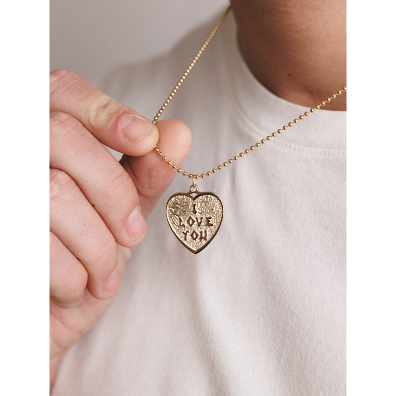 Thumbnail of Ily Necklace - Gold Vermeil image