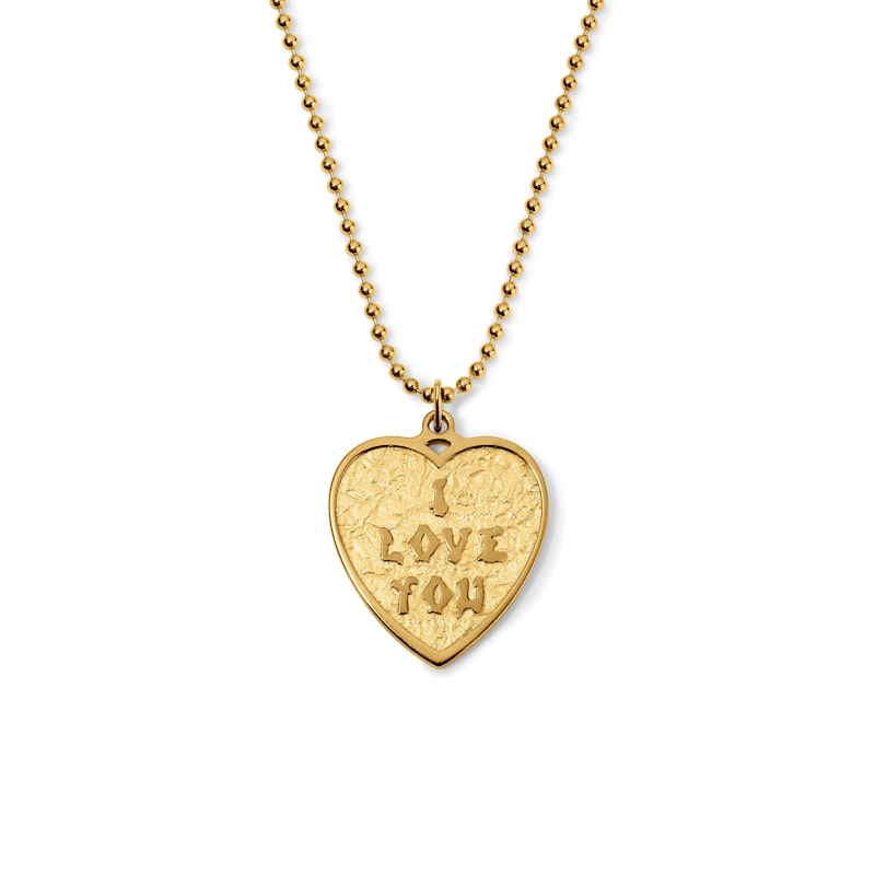 Thumbnail of Ily Necklace - Gold Vermeil image