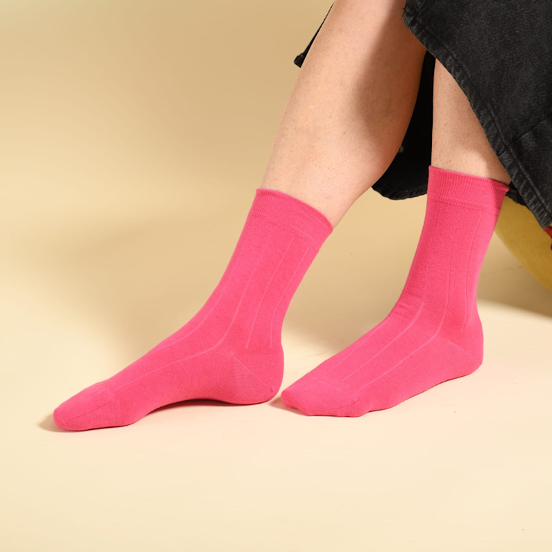 Thumbnail of Indulgent Cashmere Women’S Socks – Hot Pink image