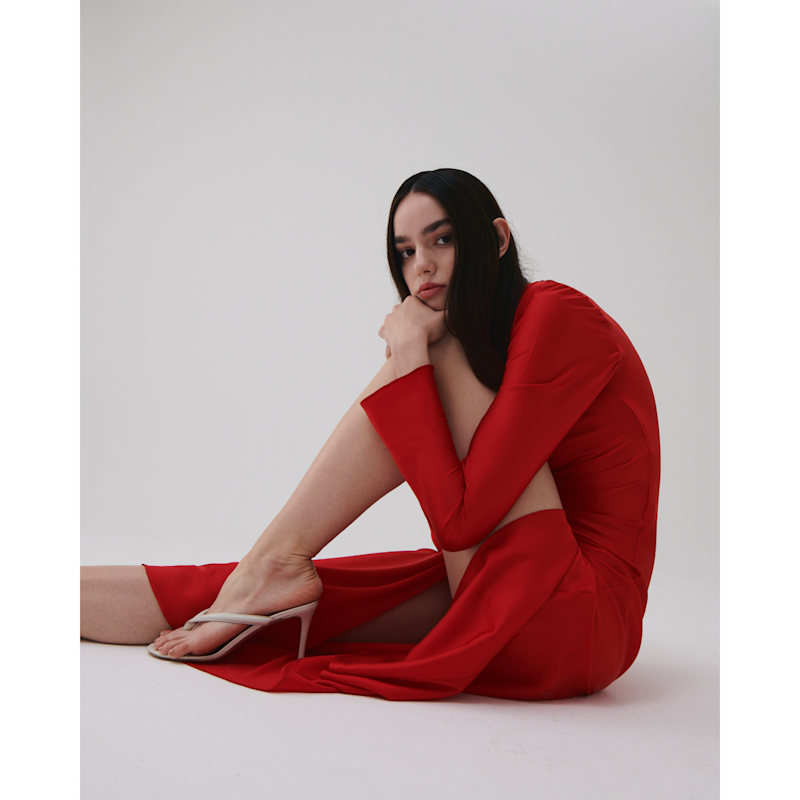 Thumbnail of Infinity Red Long Dress image