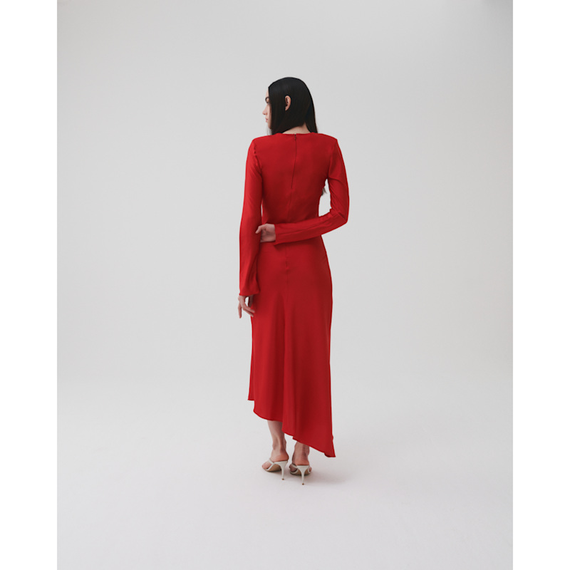 Thumbnail of Infinity Red Long Dress image