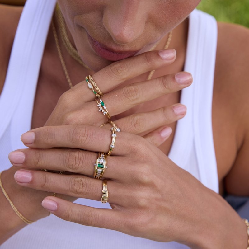 Thumbnail of Insula Bone Ring - Rose Gold image