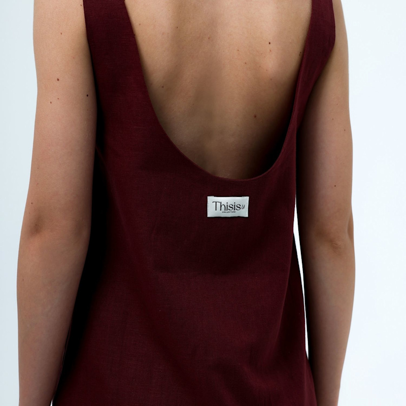 Thumbnail of Ipecu Mini Dress - Burgundy image