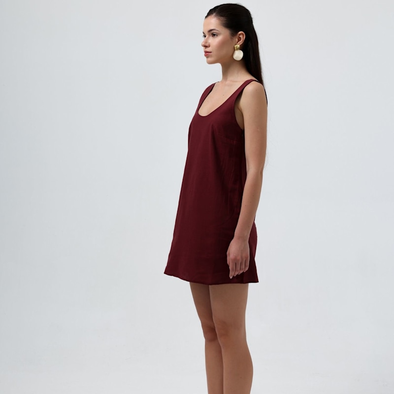 Thumbnail of Ipecu Mini Dress - Burgundy image