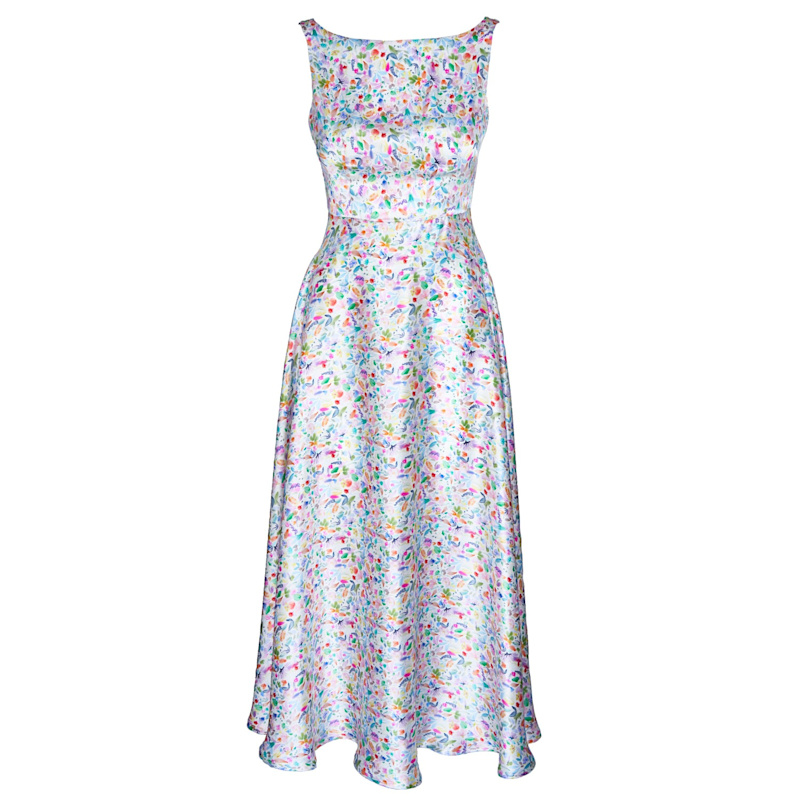 Watercolor Evening Dress | Sofia Tsereteli | Wolf & Badger