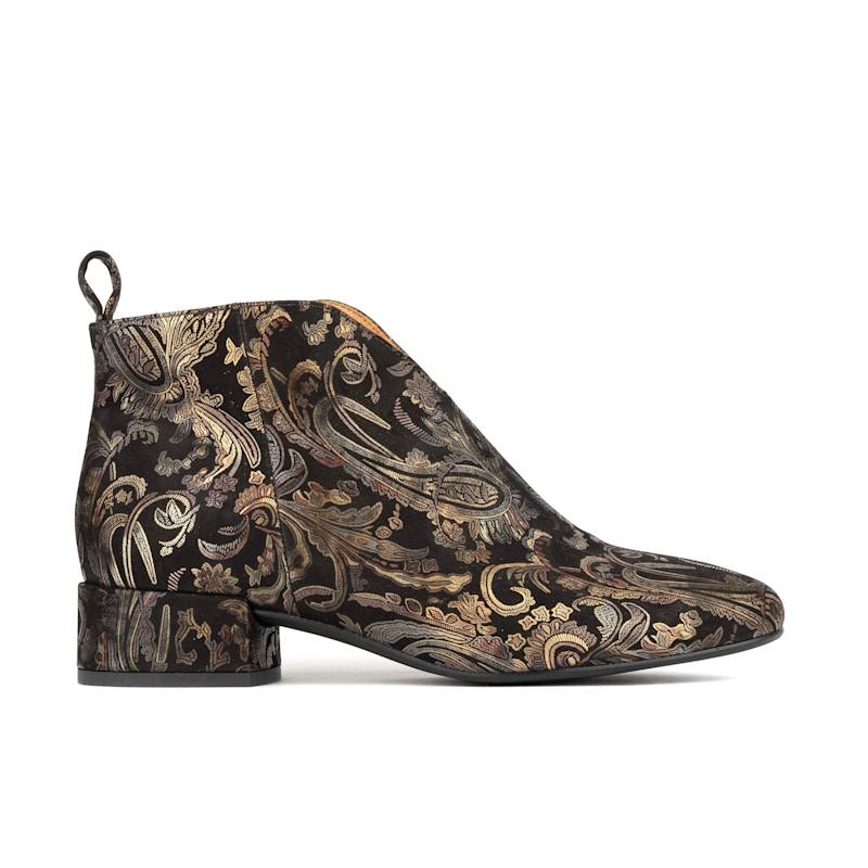 Thumbnail of Iris - Black & Gold & Burgundy image