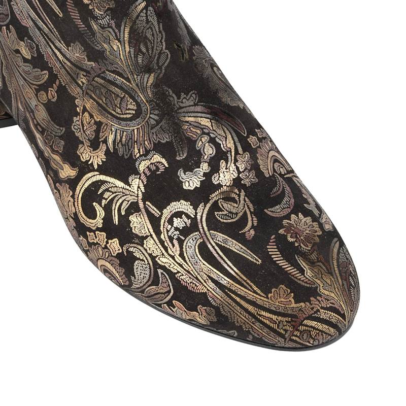 Thumbnail of Iris - Black & Gold & Burgundy image