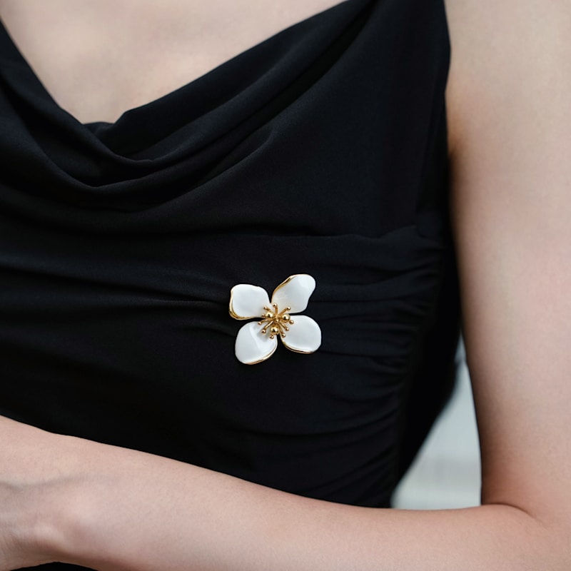Thumbnail of Iris Blossom Brooch image