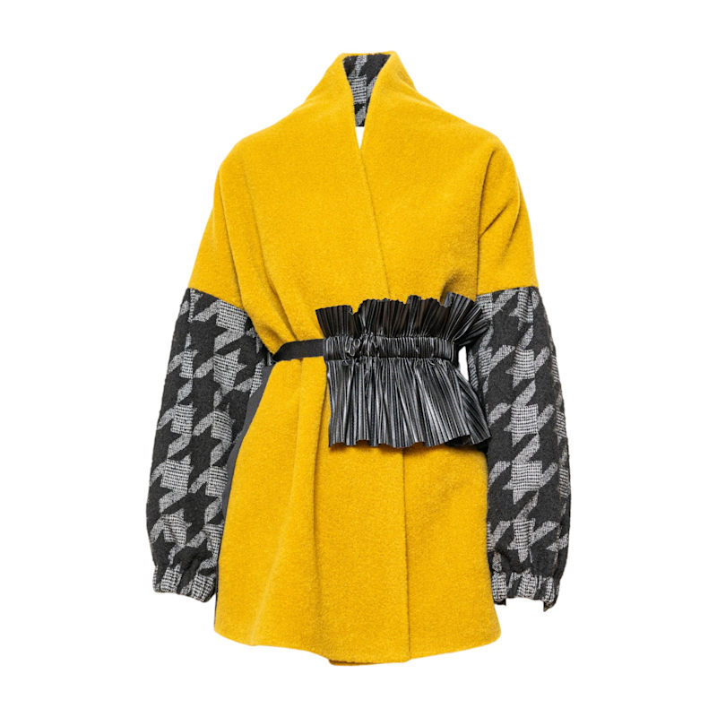 Thumbnail of Iris Kimono Style Overlapped Coat image