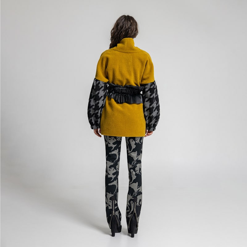 Thumbnail of Iris Kimono Style Overlapped Coat image
