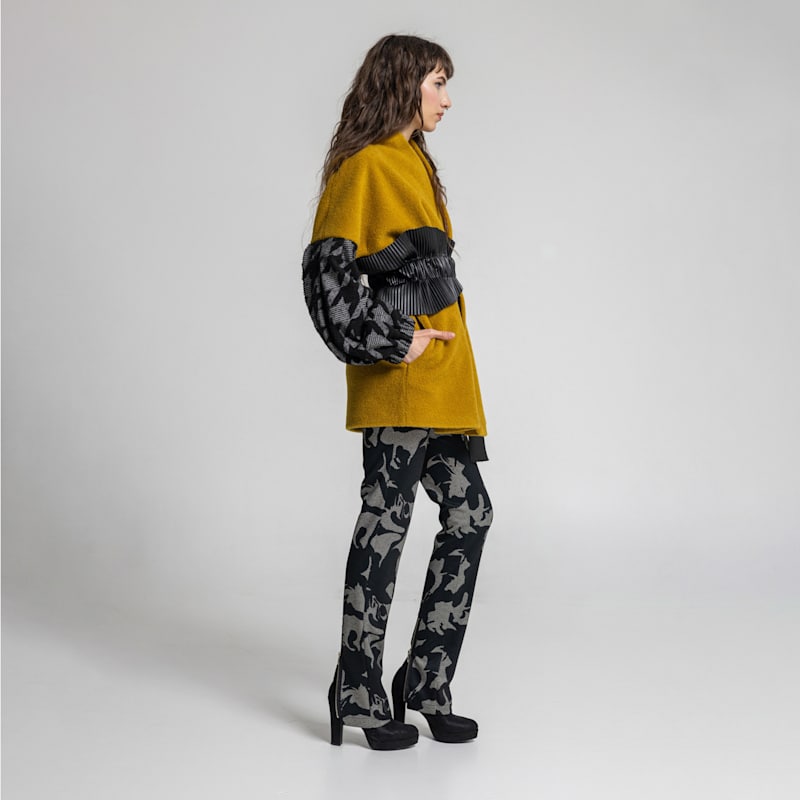Thumbnail of Iris Kimono Style Overlapped Coat image