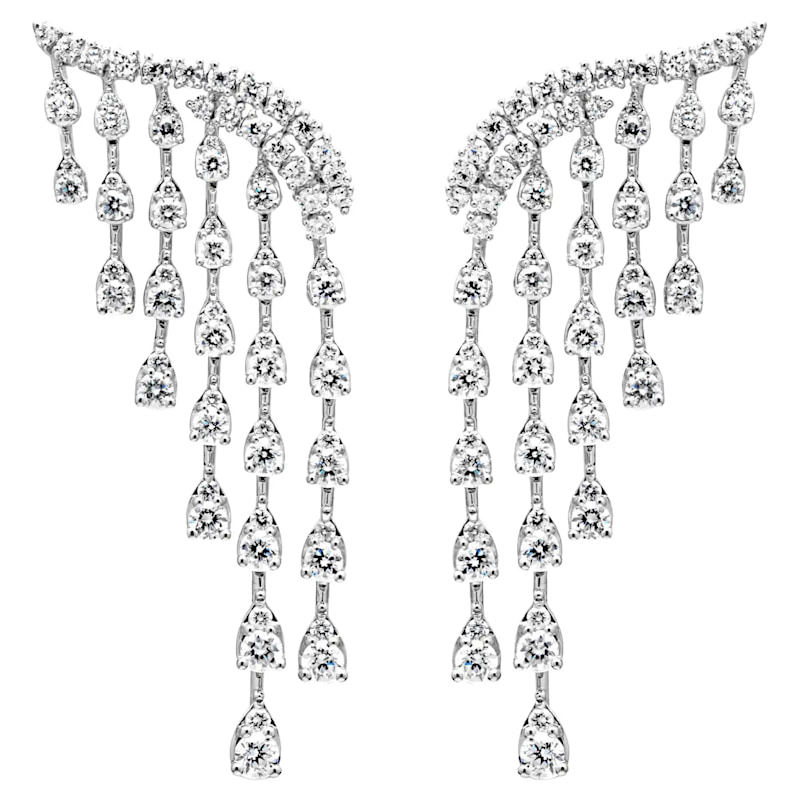 Thumbnail of Isadora Earrings - Sparkly Chandelier Holiday Earrings image