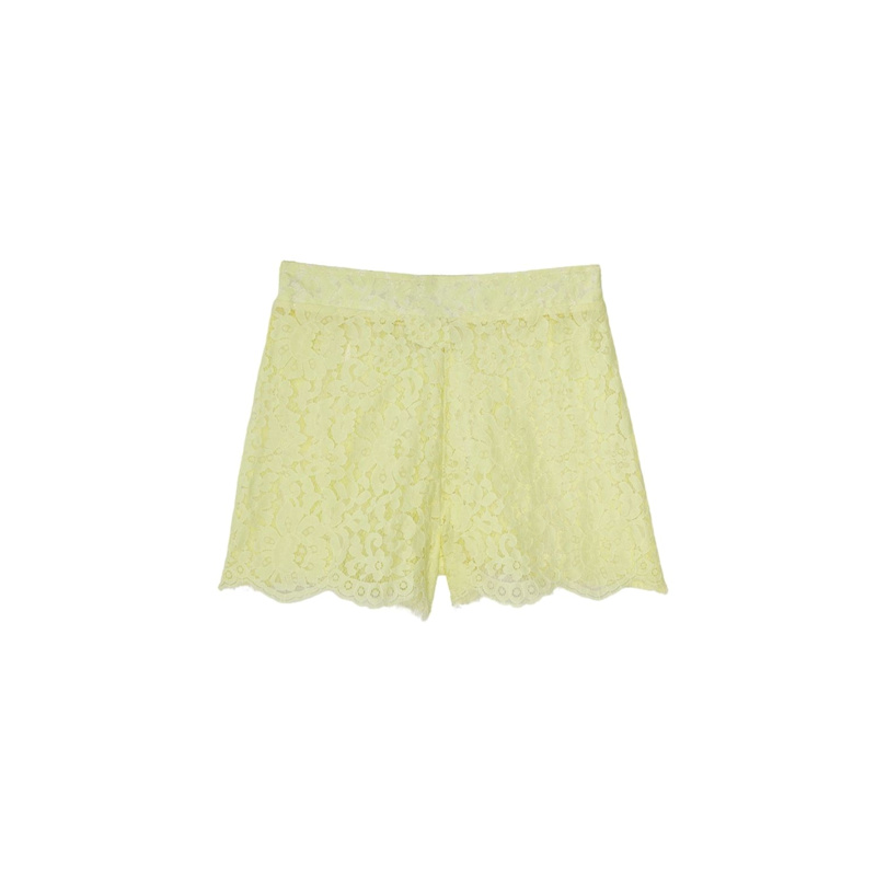 Thumbnail of Isla Beachwear Yellow Lace Shorts image