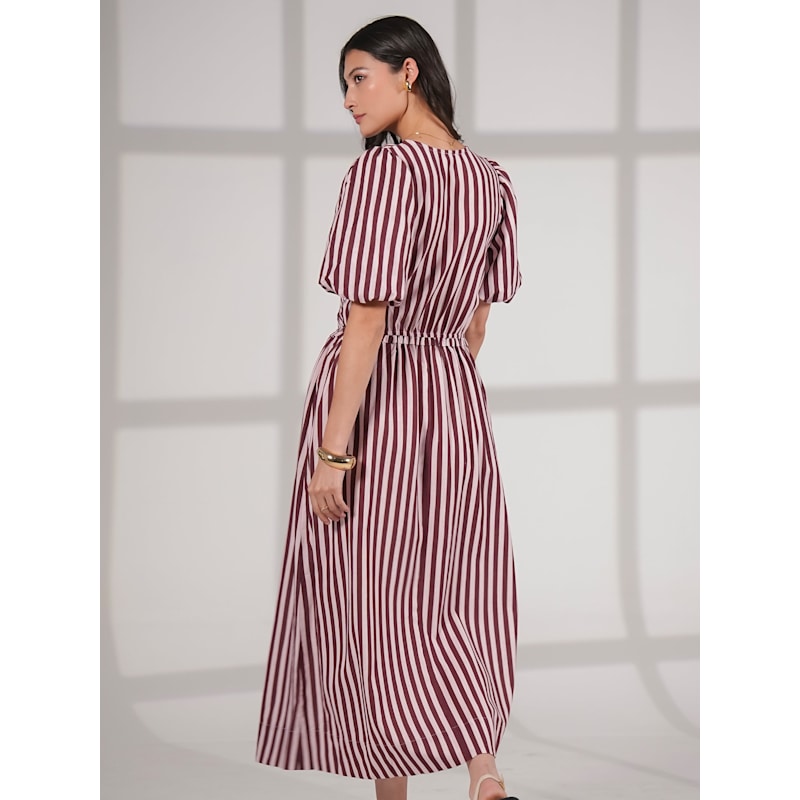 linen burgundy dress Linen Dress with Pockets, Classic Dress, Linen Midi Dress, Casual Summer Dress for Women, Tie Waist Linen Dress, Bridesmaid Linen Dress, S / White