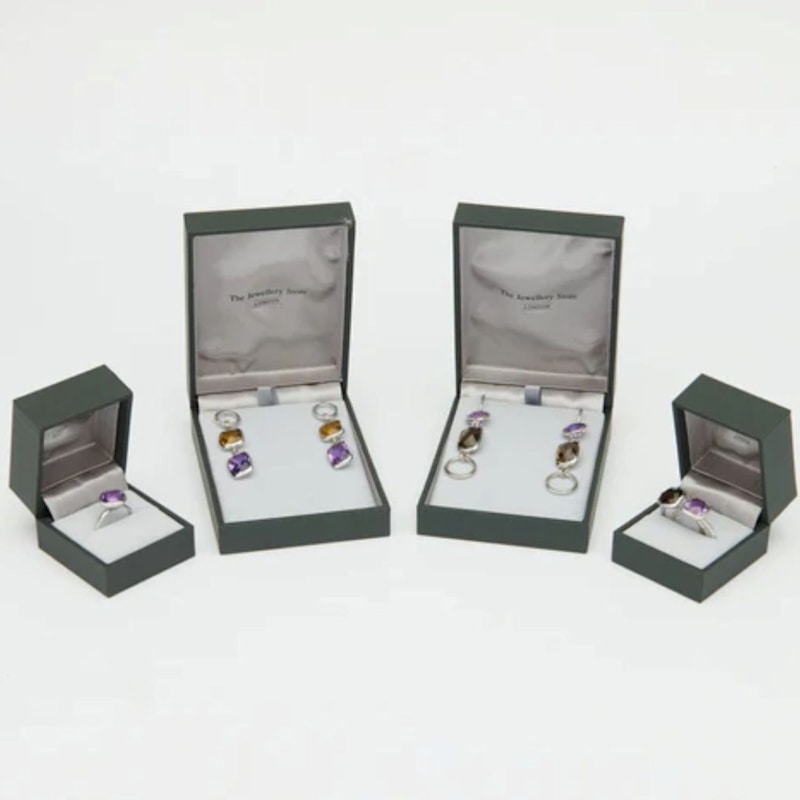 Thumbnail of Istanbul Secret Amethyst And Black Spinel Ring In Sterling Silver image