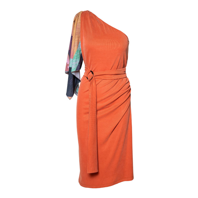 Thumbnail of Ivy One Shoulder Midi Dress image