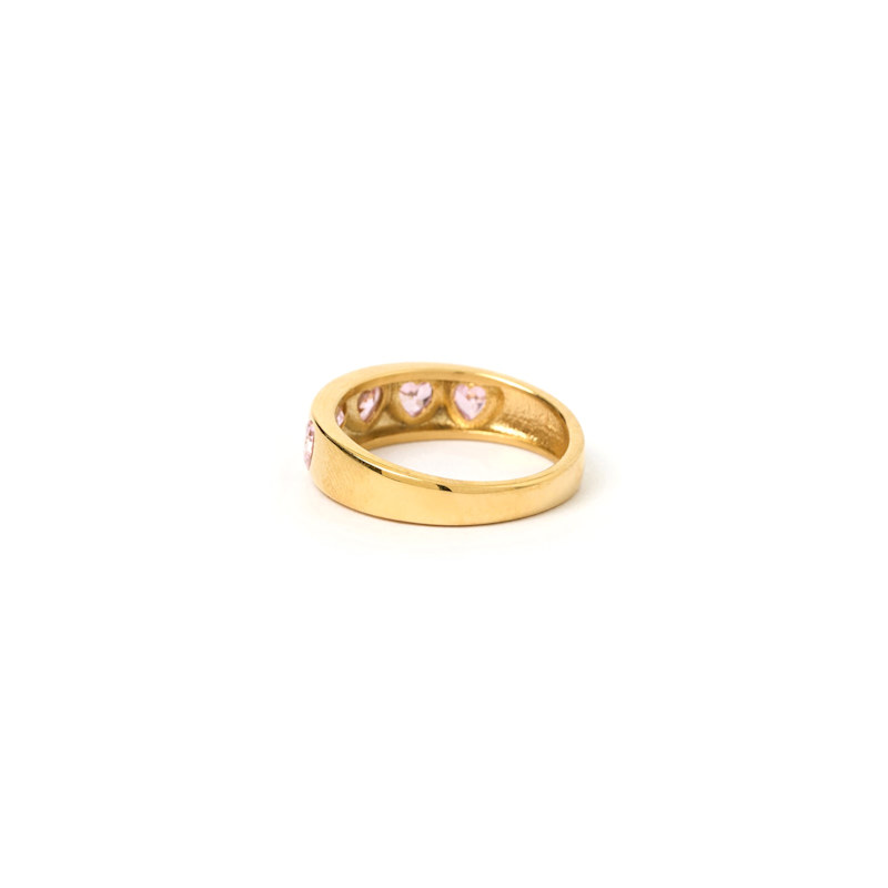 Thumbnail of J'adore Gold Ring - Pink image