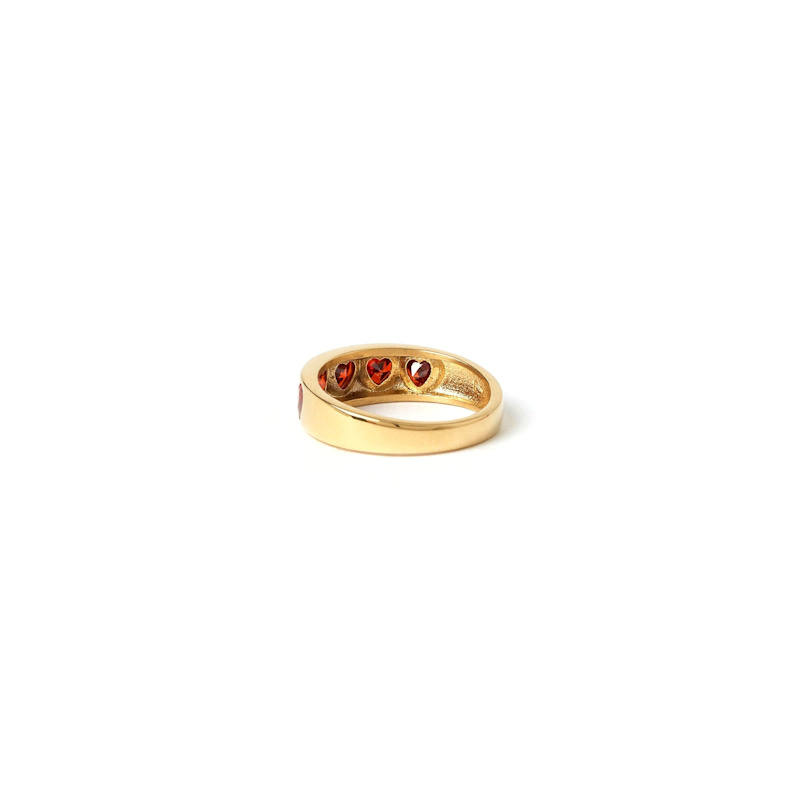 Thumbnail of J'adore Gold Ring - Red image