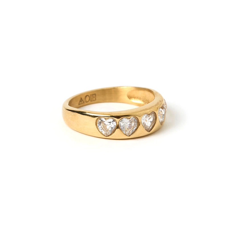 Thumbnail of J'adore Gold Ring - Stone image