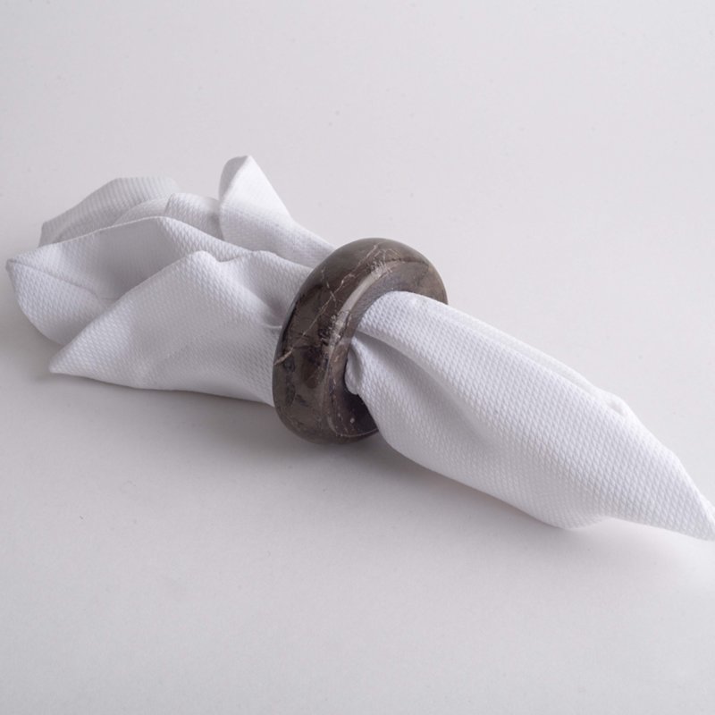 Thumbnail of Pair Napkin Holder - Black Marble image