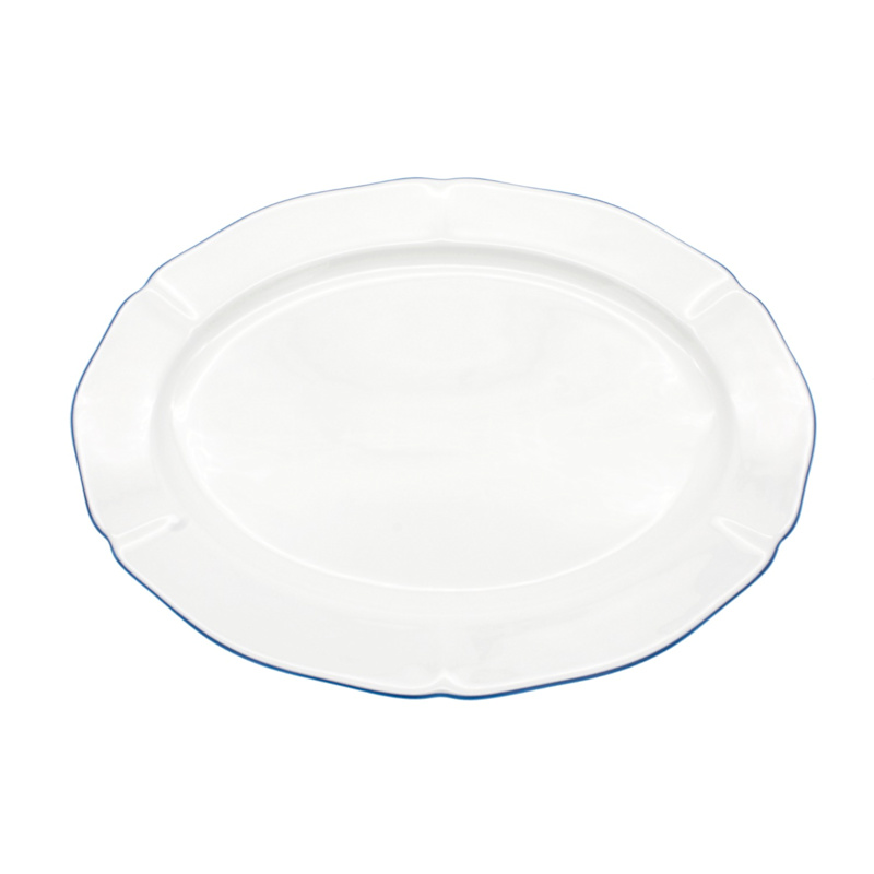 Thumbnail of Amelie - Royal Blue - 14 In. Oval Platter image