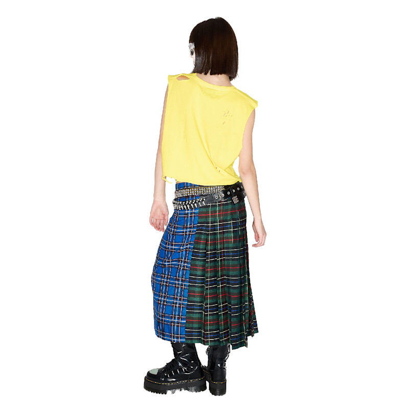 Thumbnail of Jack Skirt Tartan Midi Green image