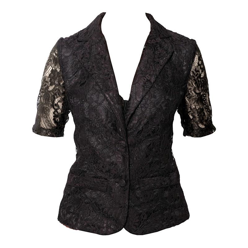Thumbnail of Jacket Made Of Lace On A Satin Base image