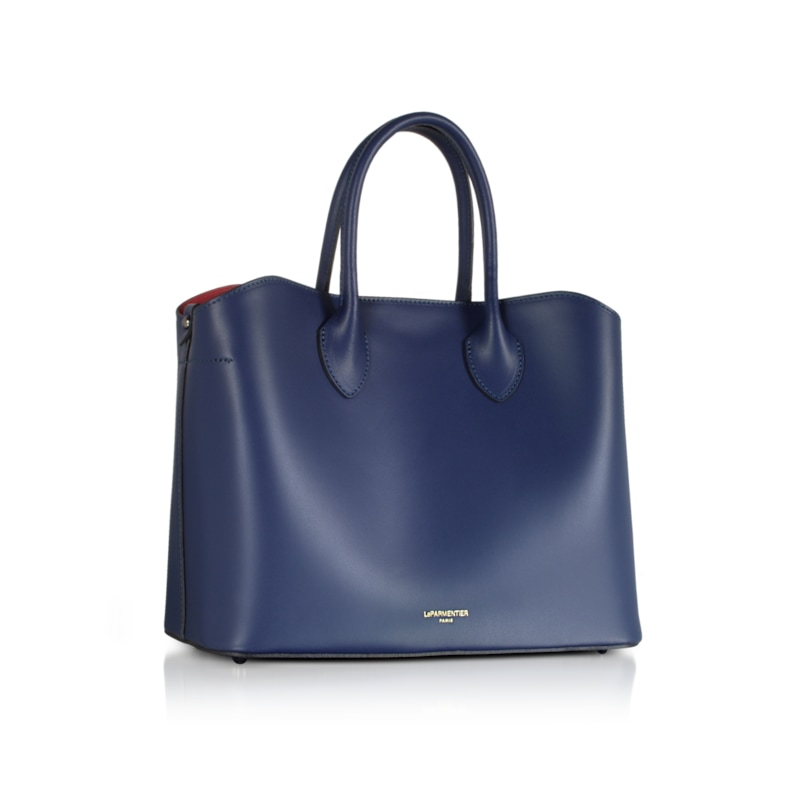 Thumbnail of Jackie Leather Tote Bag - Blue image