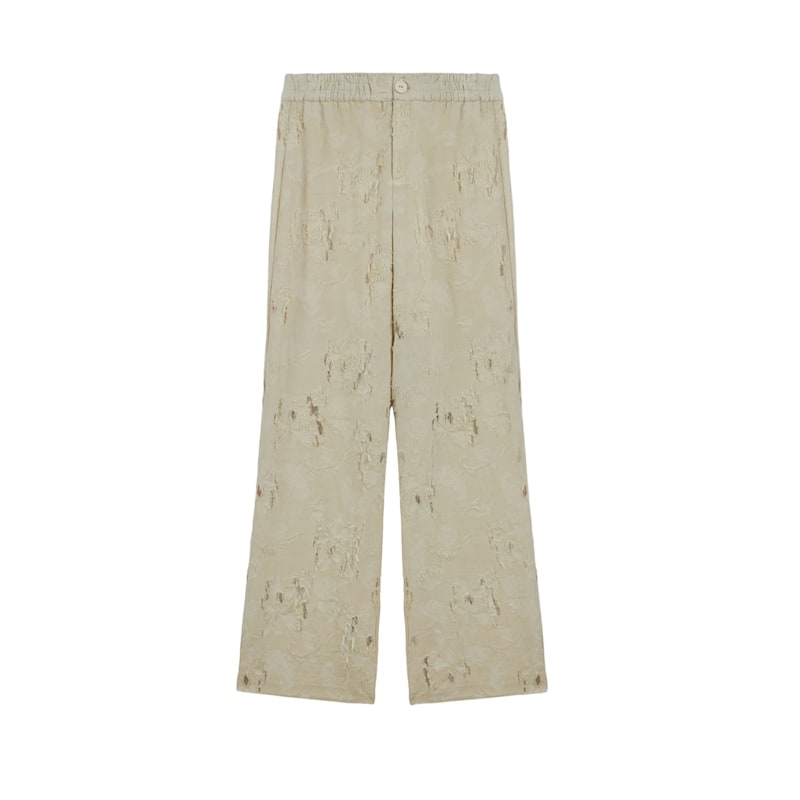 Thumbnail of Jacquard Wide-Leg Trousers image