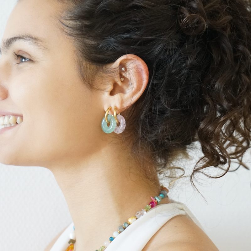 Thumbnail of Rose Quartz Earrings image
