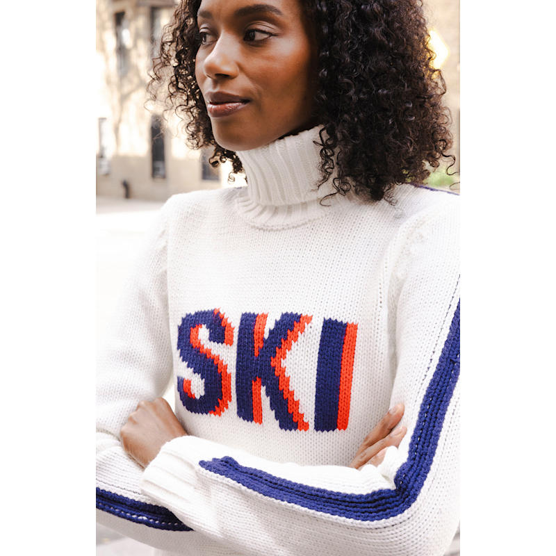 Thumbnail of Jade Turtleneck Sweater - Ivory Ski image