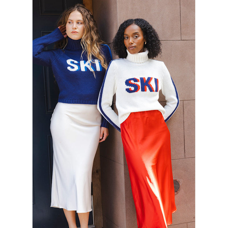 Thumbnail of Jade Turtleneck Sweater - Ivory Ski image