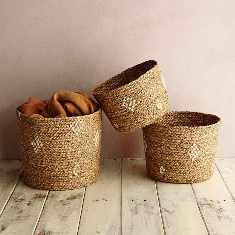 Thumbnail of Jamdani Basket - Small image
