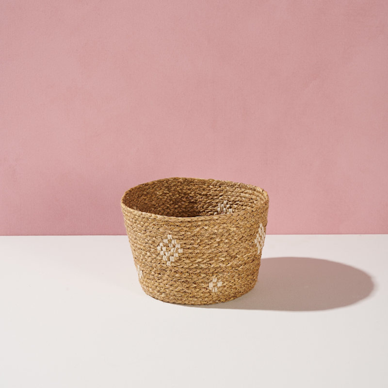 Thumbnail of Jamdani Basket - Small image