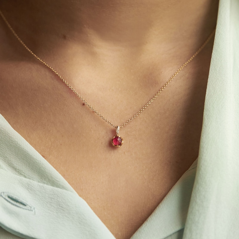 Thumbnail of January Garnet Birthstone Pendant image
