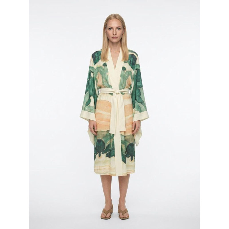 Thumbnail of Japanese Kimono With Soft Foam Pattern image