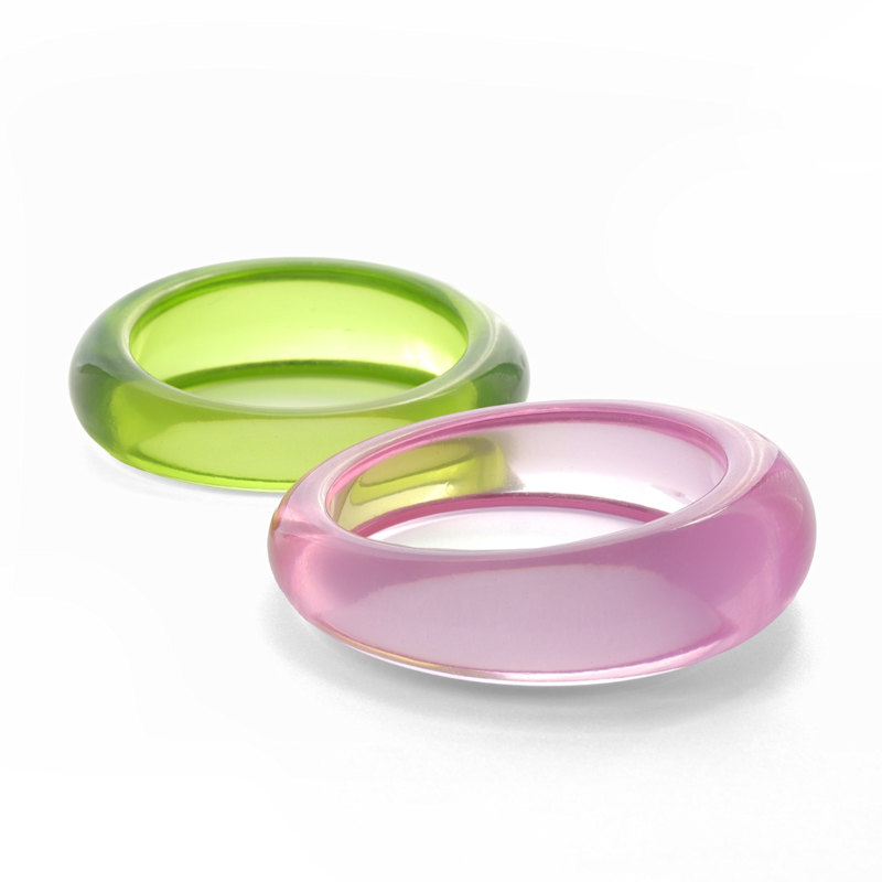Thumbnail of Jelly Pop Resin Bangle Set image