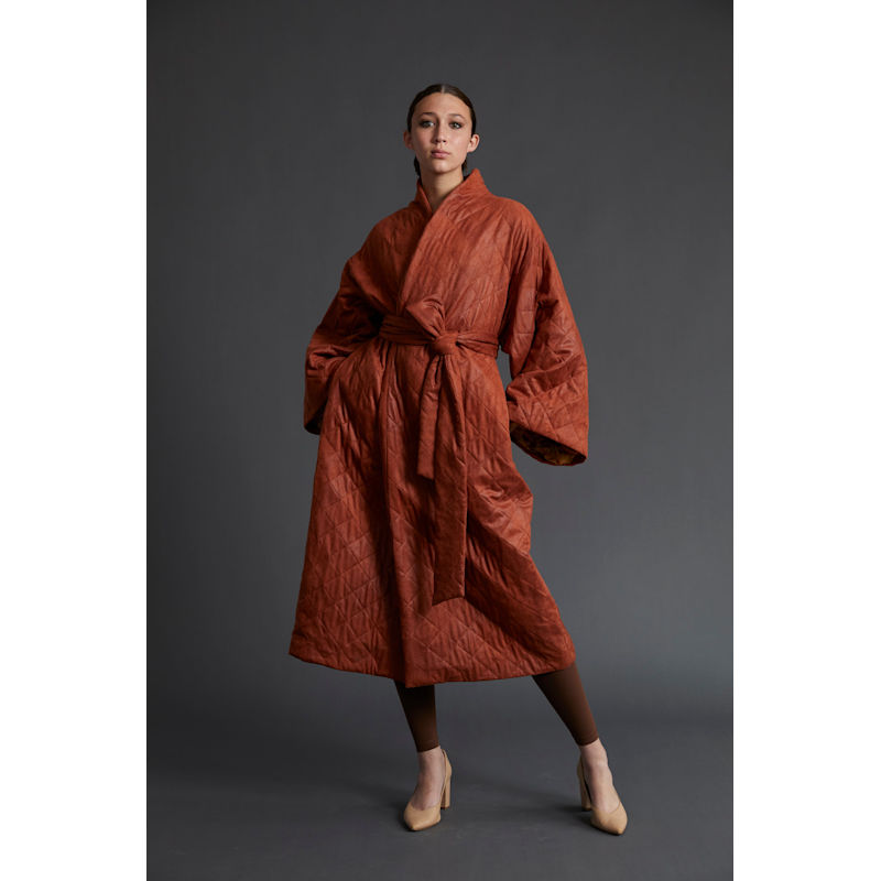 Thumbnail of Jenna Brick Padded Kimono Coat image