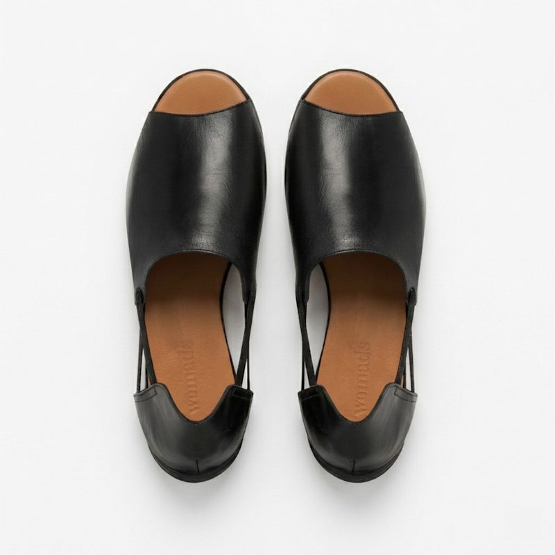 Thumbnail of Jet Black Peep Toes image