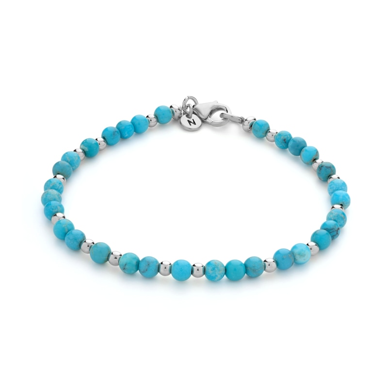 Thumbnail of Jewel Bead December Birthstone Bracelet Sterling Silver - Turquoise image