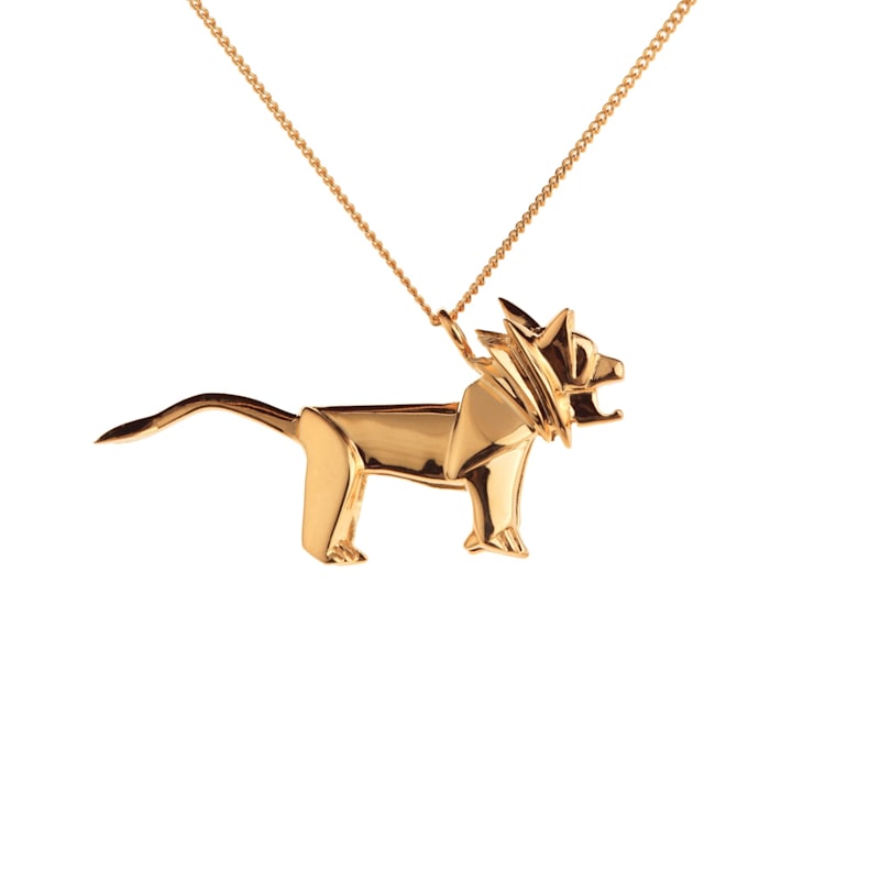 Thumbnail of Lion Necklace Gold image